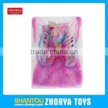 Zhorya exquisite butteries wings toy with accessories children Halloween pretend clothes toy pink girl wings toy magic wonder