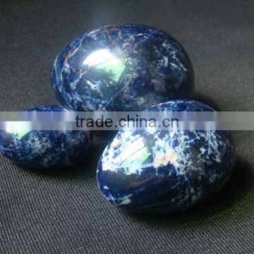 woman vaginal health care jade eggs natural blue stone sodalite yoni eggs