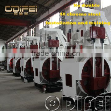 directly stacked easy operational MZJ360-3 wood brick making machine