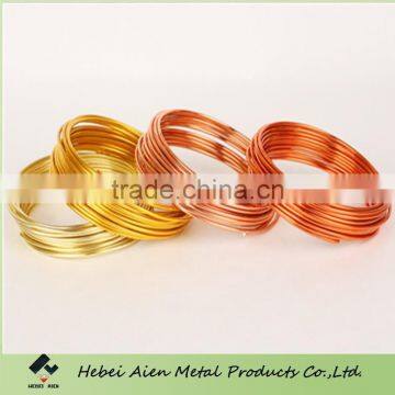 handmaking jewellery wire,colored aluminum jewellery wire