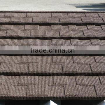 Stone Tile / Colorful Stone Coated Metal Roofing Shingle Tile photo-2