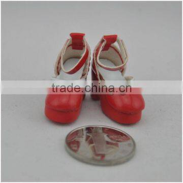 1/6 inch RED bjd dolls shoes