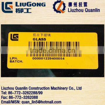 Liugong motor grader part CLG418 glass 87A0364 grader window glass