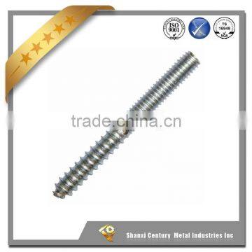 Stainless steel Double thread Hanger bolts