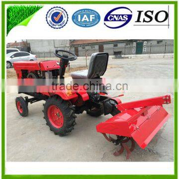 12hp,15hp electric start/manual start mini tractor with rotary cultivator,seeder,plough