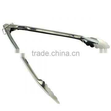 2017 Hot sale Stainless Steel Clip Lock 12" BBQ Buffet Salad Scallop Food Tongs | BBQ Tongs | Grill Tongs