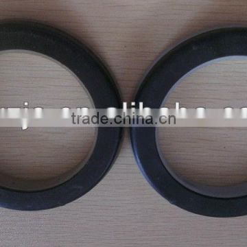 Bearing with plastic ring for shock absorber