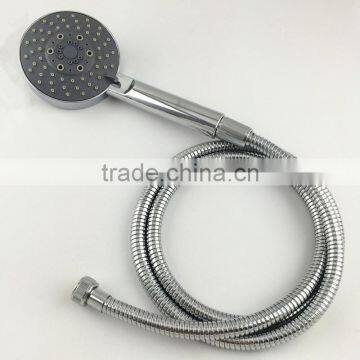 plastic type bathroom led shower head with stainless steel hose