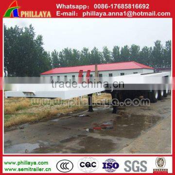 China New 40T 3 Axle Drop Deck Trailer for Container Transport photo-6