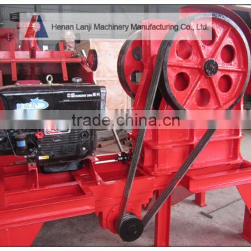 Small diesel engine jaw crusher for sale with competitive price