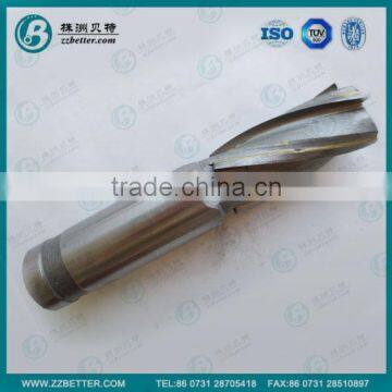 ALTiN Coated deep groove end mill, tungsten solid brazed carbide end mill