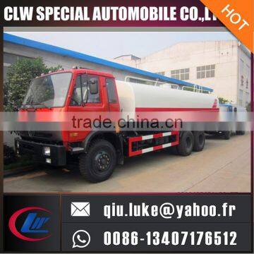 Dongfeng 6x4 water truck with 15 cbm tanker