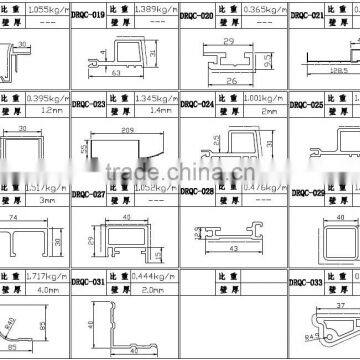 Made in China Polished Aluminum Profile for Car/ Autocar / Motor Vehicle