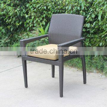 New Design Rattan Lounge Chair With Ottoman Relax Recliner photo-3
