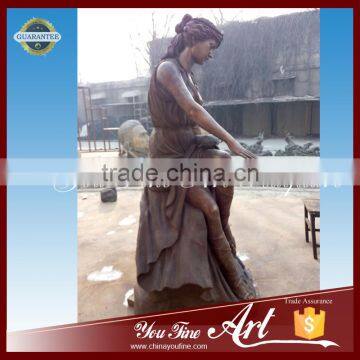 Sexy Female and Snake Bronze Sculpture photo-6