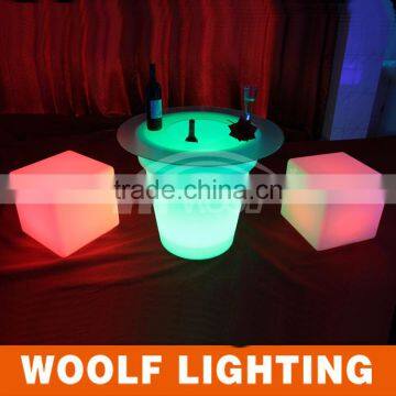 Top Sales Rechargeable Flashing LED Lighted Bar Ice Bucket photo-5