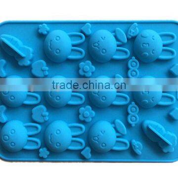 Rabbit Carrot Silicone Chocolate Candy Cookie Soap Mold Fun Maker photo-2