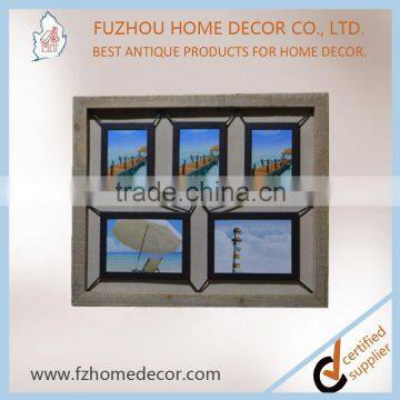 2017 Hot Seller Antique Wooden Multi Window Photo Frame With Good Quality photo-2