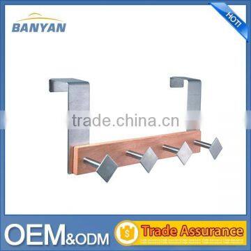 Super Strong Trackless Removable Hanging Durable Wooden Clothes Hook photo-2