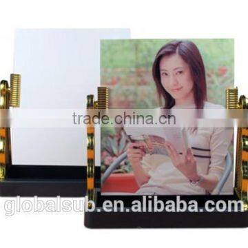 Double Sided Glass Sublimation Rotating Mirror Photo Frame