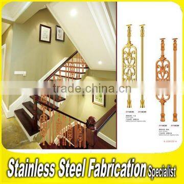 Interior Antique Bronze Integral Aluminum Handrail for Stairs photo-2