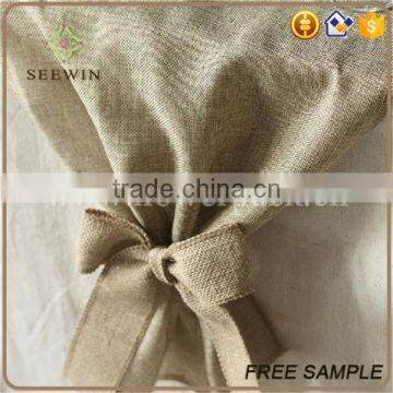 Burlap Table Runne of Wedding With Sewed Edge photo-4