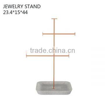 Tonvic 4 Tiers Rotating Iron Jewelry Holder Jewelry Display Stand Organizer photo-3