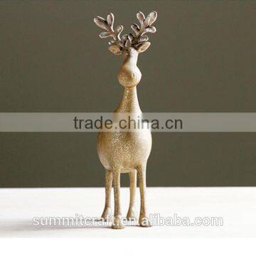 Resin Gold Deer Figurines Novelty Product Best Toys for 2016 Christmas Gift photo-2
