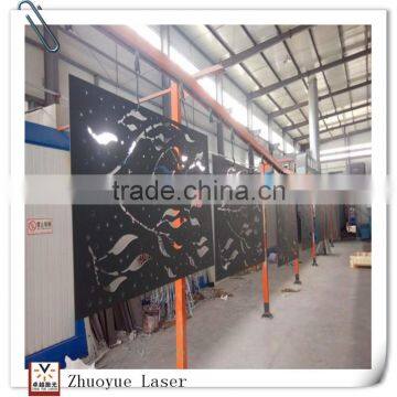 Customized chinese laser cut metal carved decorative screen manufacture