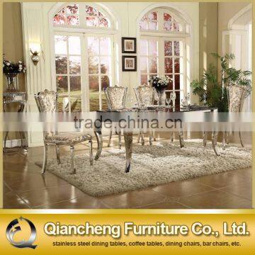 Modern Stainless Steel Dining Table for Hotel Dining Room photo-6