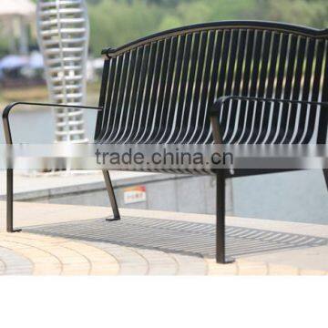 Public Park Metal Outdoor Bench for Street photo-6