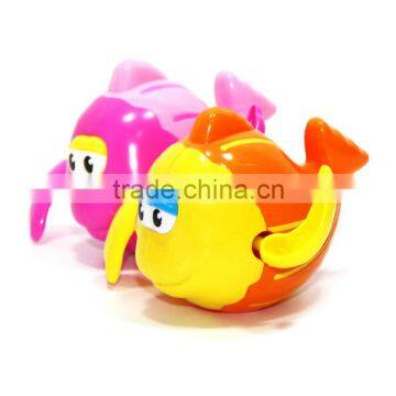 Wind-up Spring Baby bath toys,wind up fish plastic baby bath toys,wind up bath toys for baby