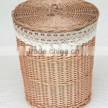 Linyi Wholesale Round Rattan Laundry Basket photo-2