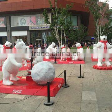 Outdoor Fiberglass Bear Sculpture for Playground photo-2