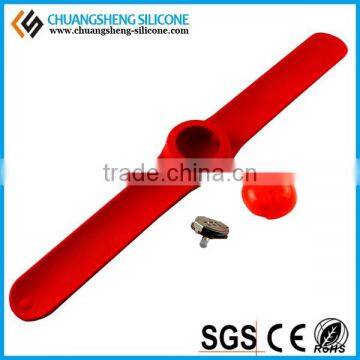 Light Up Slap Silicone Bracelet,High Quality Led Silicone Slap Bracelet,flashing Silicone Bracelet photo-5