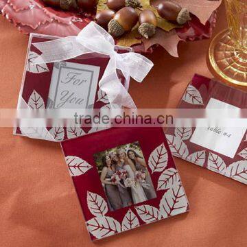 Fancy Design Custom Made Wedding Glass Cup Coaster photo-6