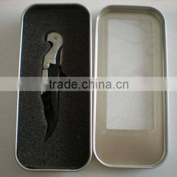 KW-0222 Bird waiter corkscrew in tin box