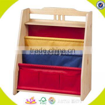 Wholesale Top Quality Wooden Kids Bookshelf Great Household Wooden Kids Bookshelf Hot Toddler Wooden Kids Bookshelf W08D044 photo-4
