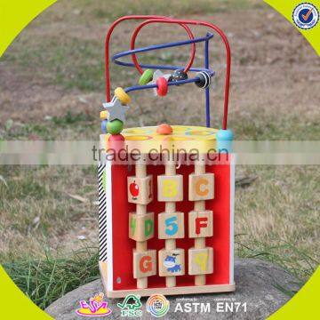 2017 New Design Funny Children Wooden Beads Toy W11B090 photo-3