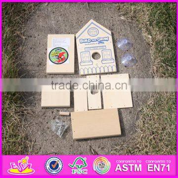 2016 New Fashion Funny Children Wooden Bird House W03B049 photo-6