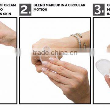 Silicone Makeup Sponge Washable Premium Quality Puff BB - Best Silisponge Cosmetic Beauty Tools photo-4