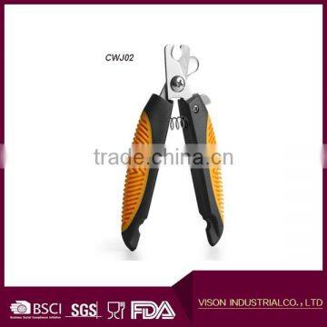 pet cleaning kit brush comb nail clipper scissors set(CWJ02)