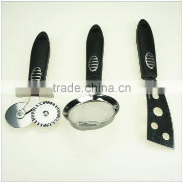 31033 Kitchen Gadget Kitchen Tool Strainer Cheese Knife Double Head Pizza Cutter photo-2