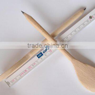 2 in 1office and School Use Wooden Ball Pen Spoon photo-3