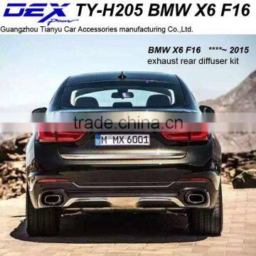 Auto Part Suv Exhaust Rear Diffuser Kit for BM---W X6 F16 photo-6