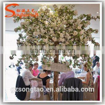 New design silk cherry blossom large artificial cherry blossom tree wedding blossom tree