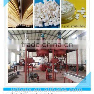 book binding used hot melt glue granules production line/hot sale adhesive making machine