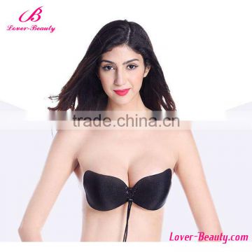 Oem Wholesale Silicone Backless Adhesive Sticky Pushup Strapless Shelf Bra