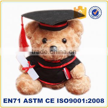 Chubby bear wholesale soft graduation bear cheap graduation souvenirs