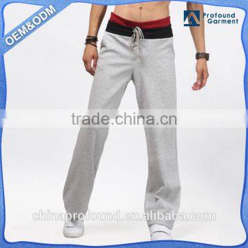 Custom Latest Design Casual Sweat Pants Fabric Cotton Mens Sports Track Pants